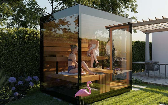 Sauna Outdoor Glass