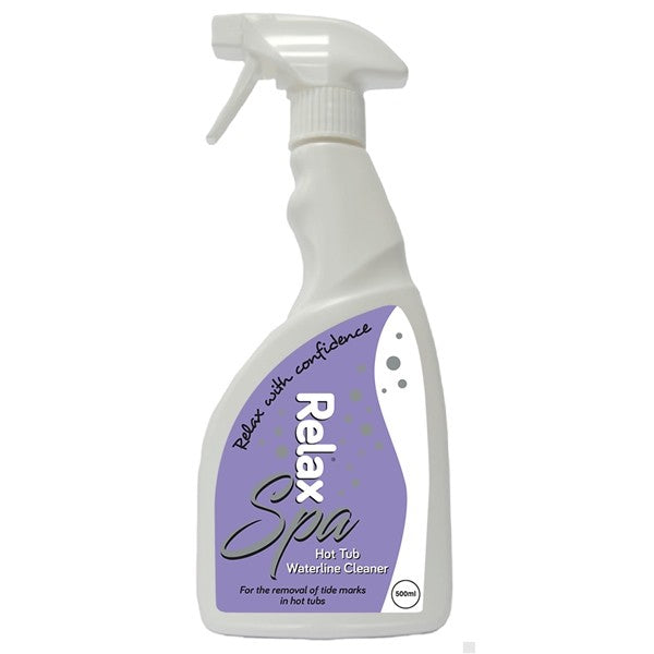 Waterline cleaning spray